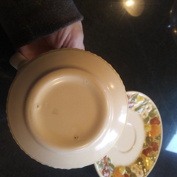 Vernon Ware by Metlox Della Robia Pitcher Creamer California - Picture 7 of 14